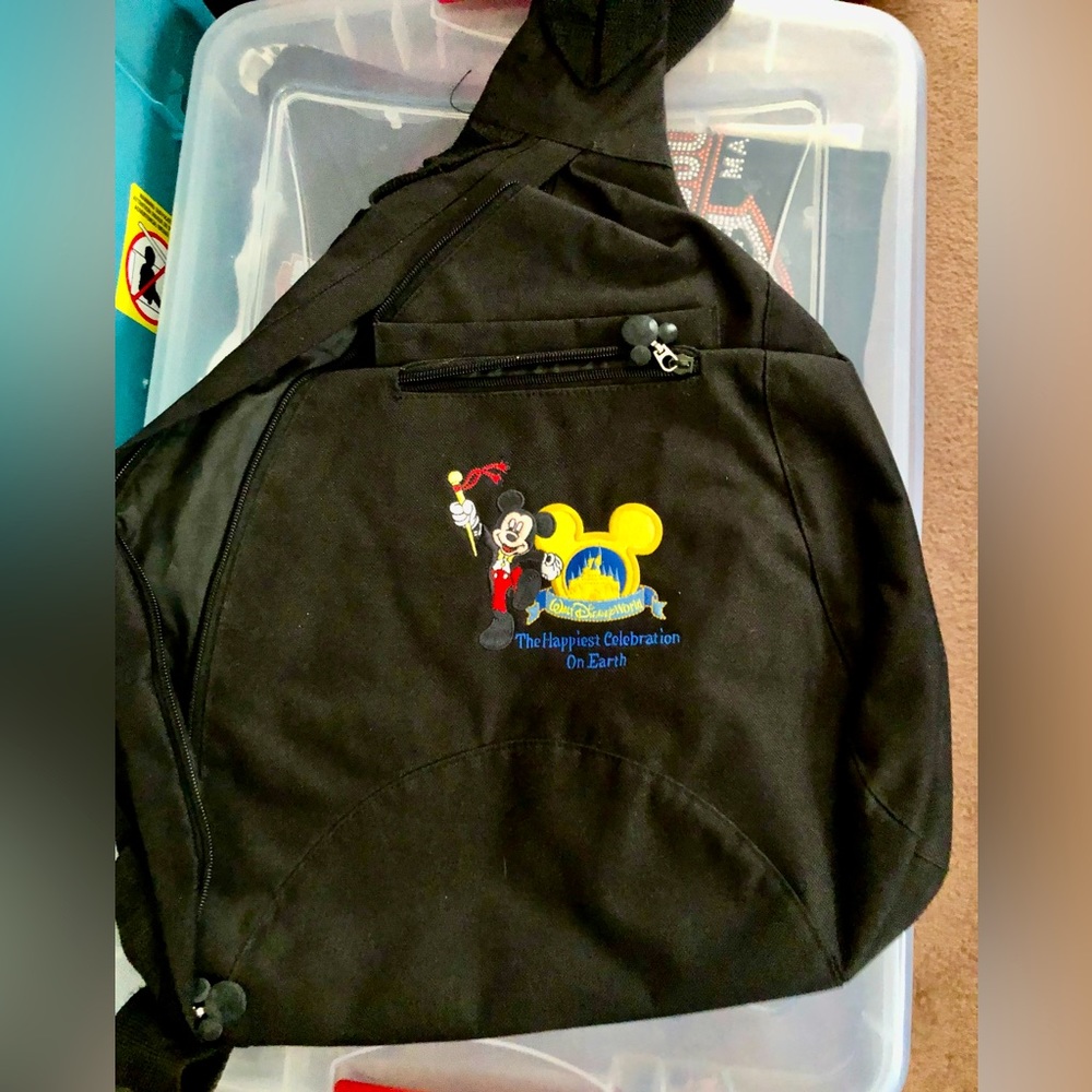 Walt Disney World Vintage One Strap Side Backpack